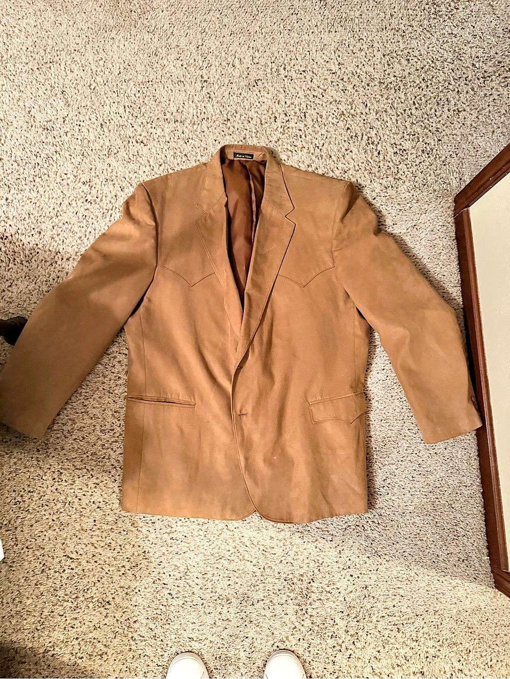 Circle S Western Blazer 54L Tan Cowboy Ranch Jacket
